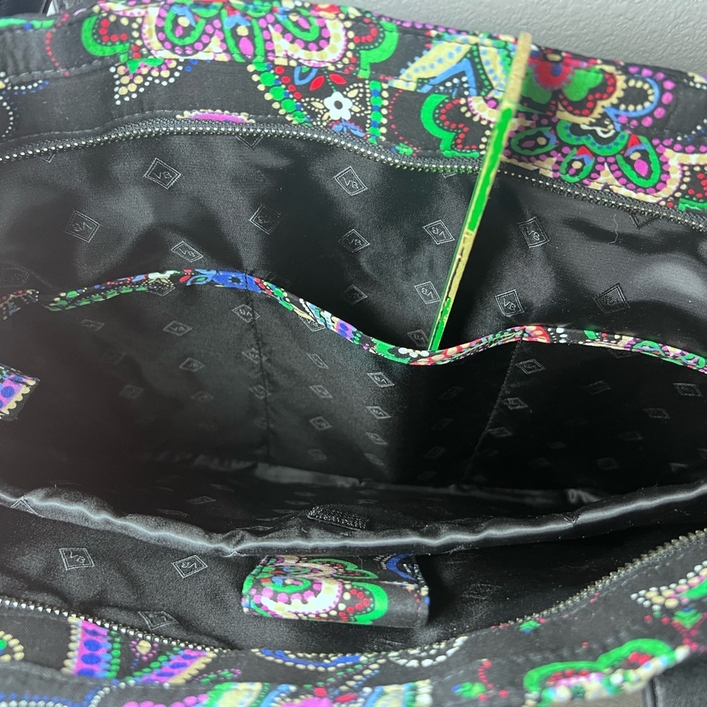 Vera Bradley NEW Commuter Tote Bag "Kiev Paisley" Retired Pattern Laptop Sleeve - Picture 7 of 15
